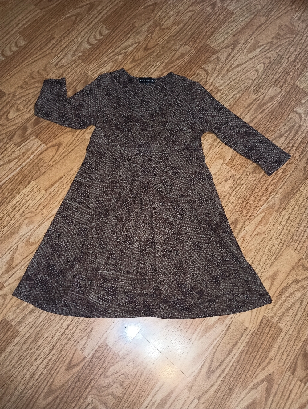 Mlle Gabrielle Dress. Browns. Women's L